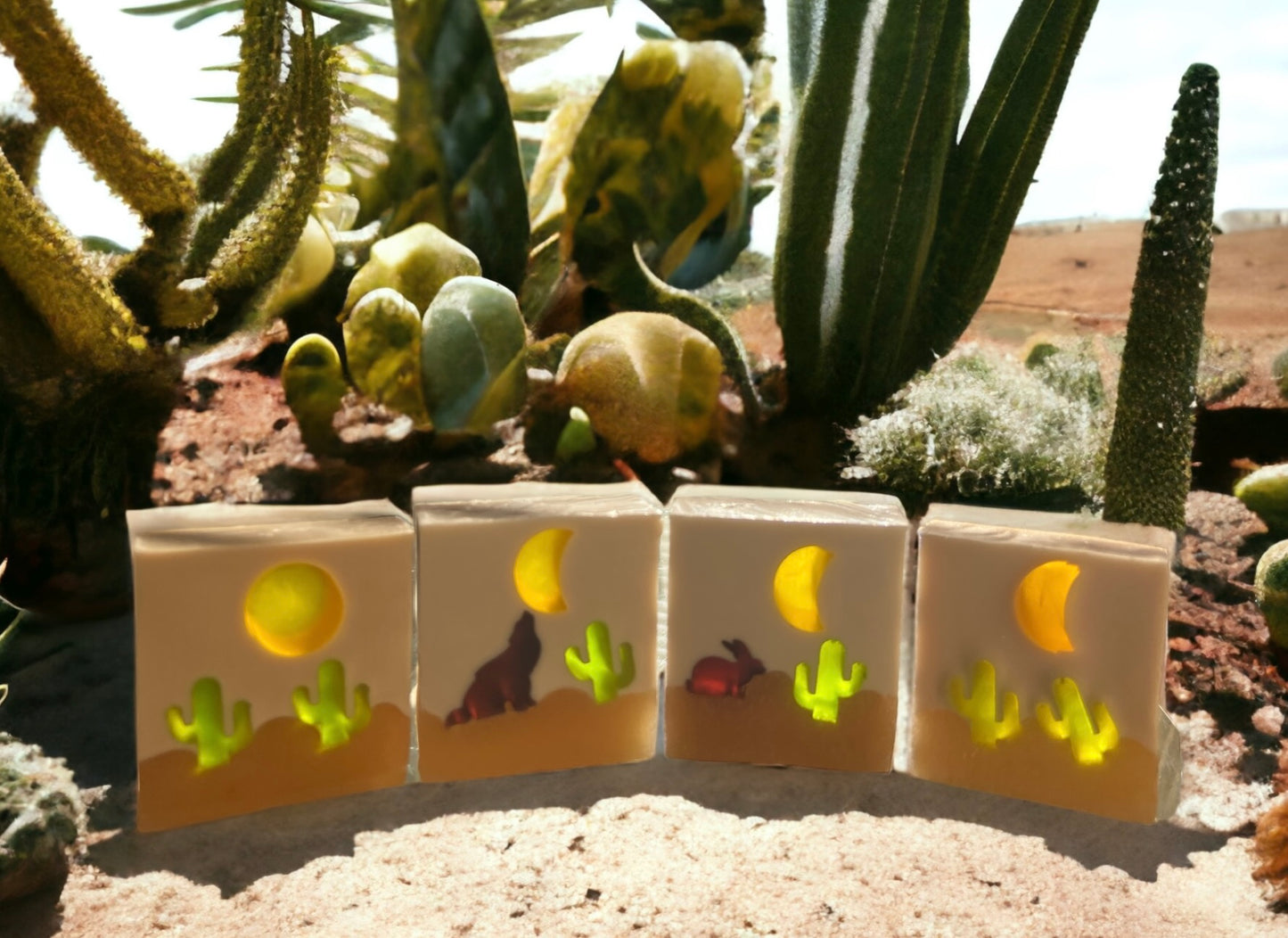 Desert scene soaps