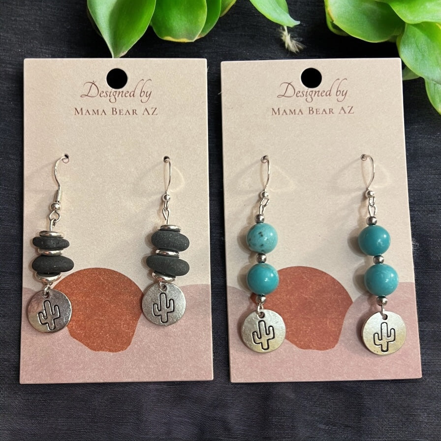 Desert-Inspired Artisan Earrings by