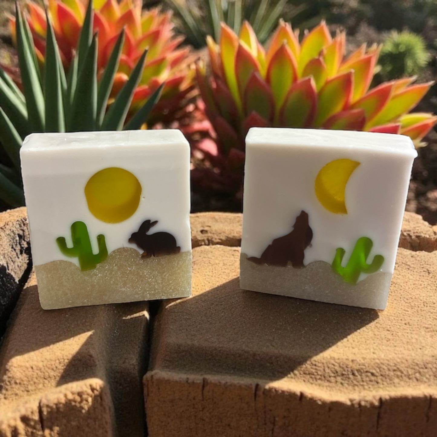 Desert scene soaps