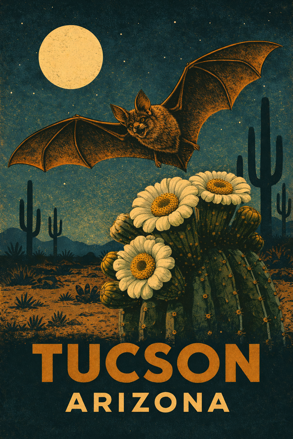 Retro Tucson Tin Signs
