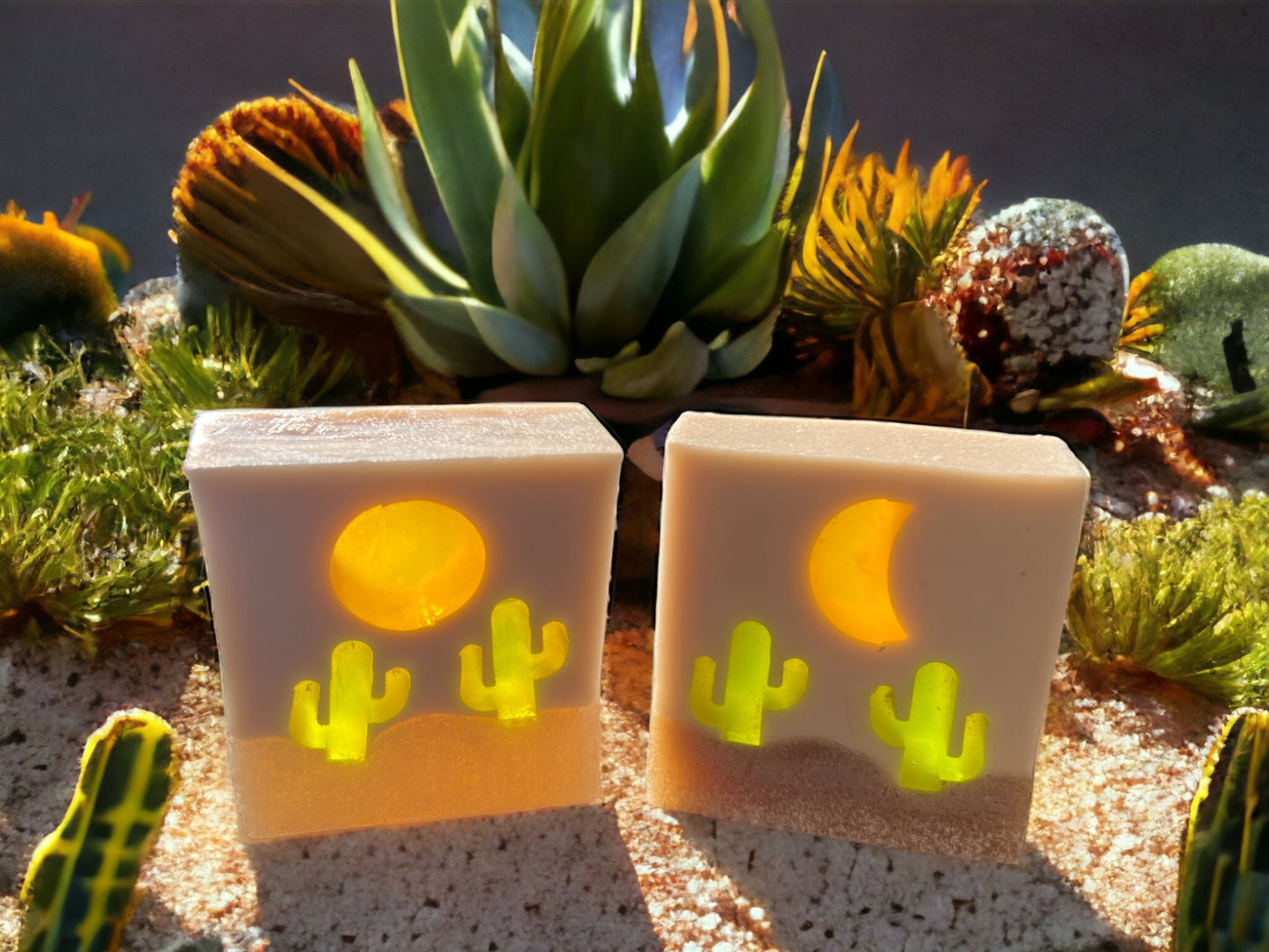 Desert scene soaps
