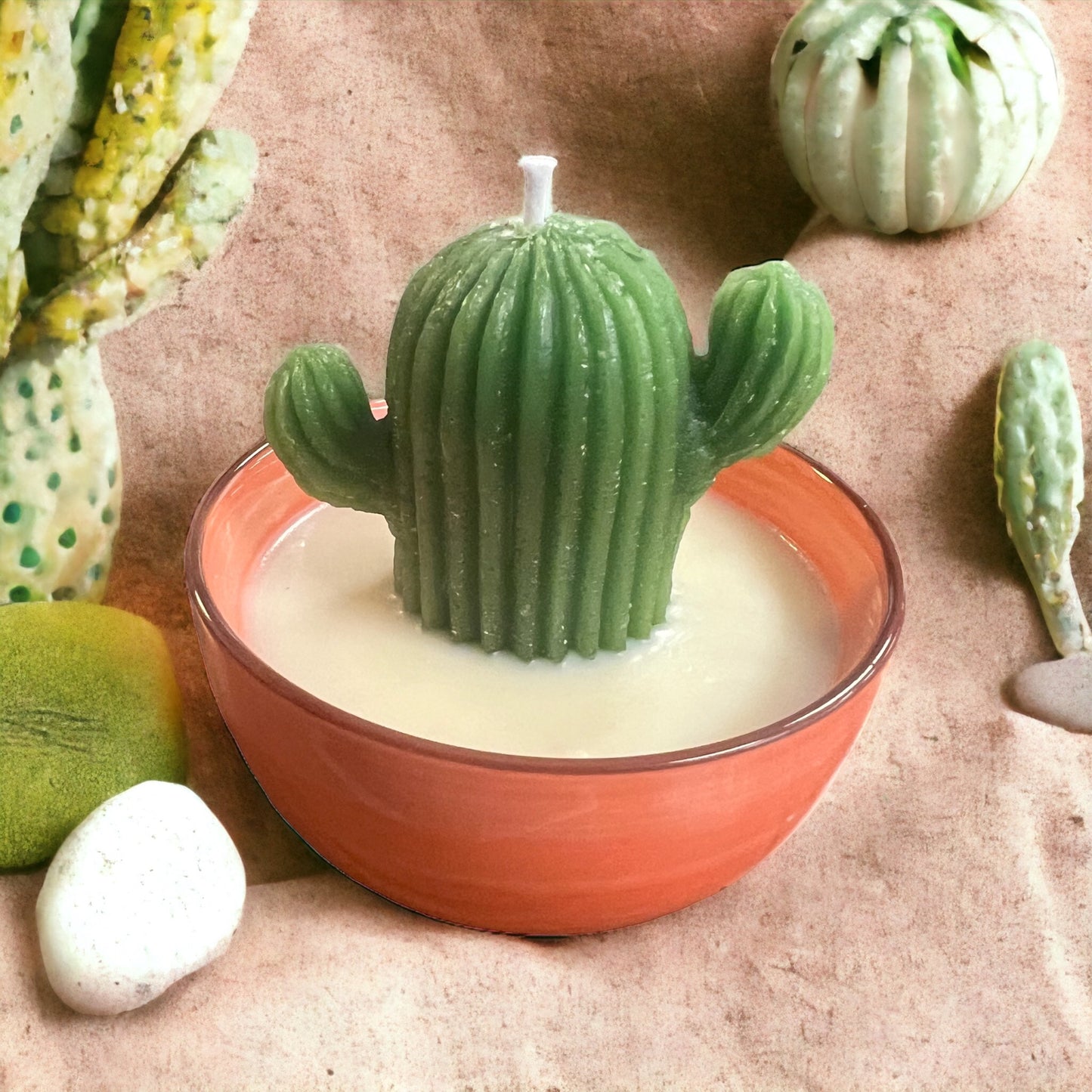 Mini Cactus Candles
