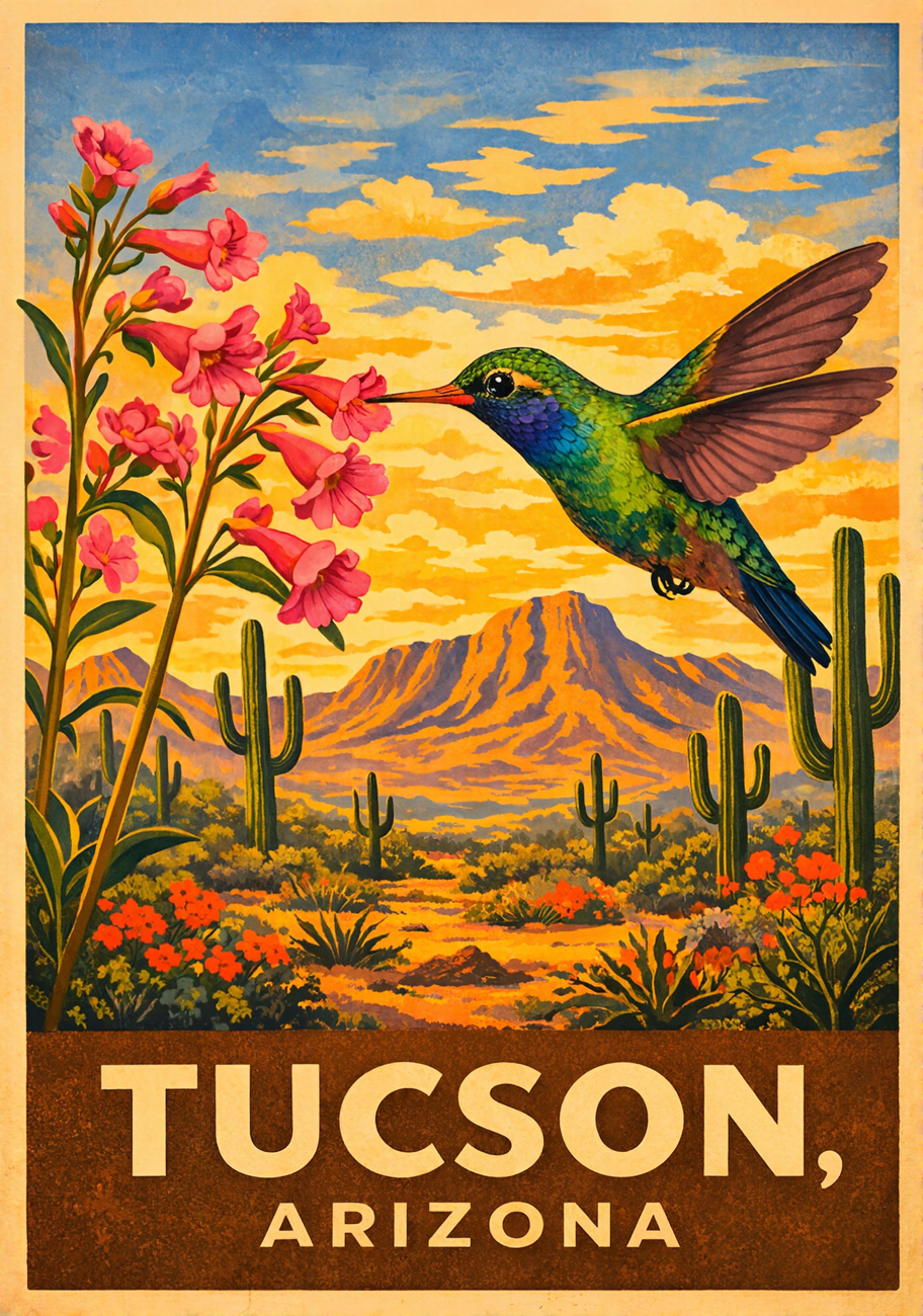 Retro Tucson Tin Signs
