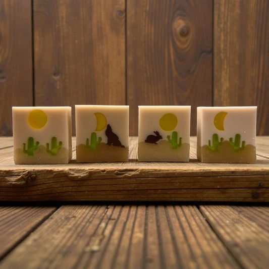 Desert scene soaps