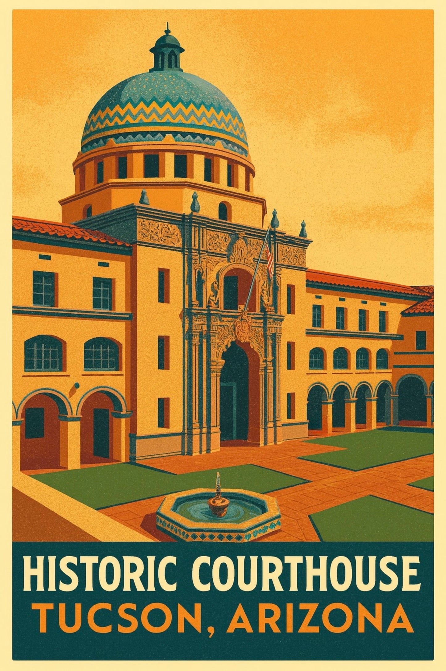 Retro Tucson Tin Signs