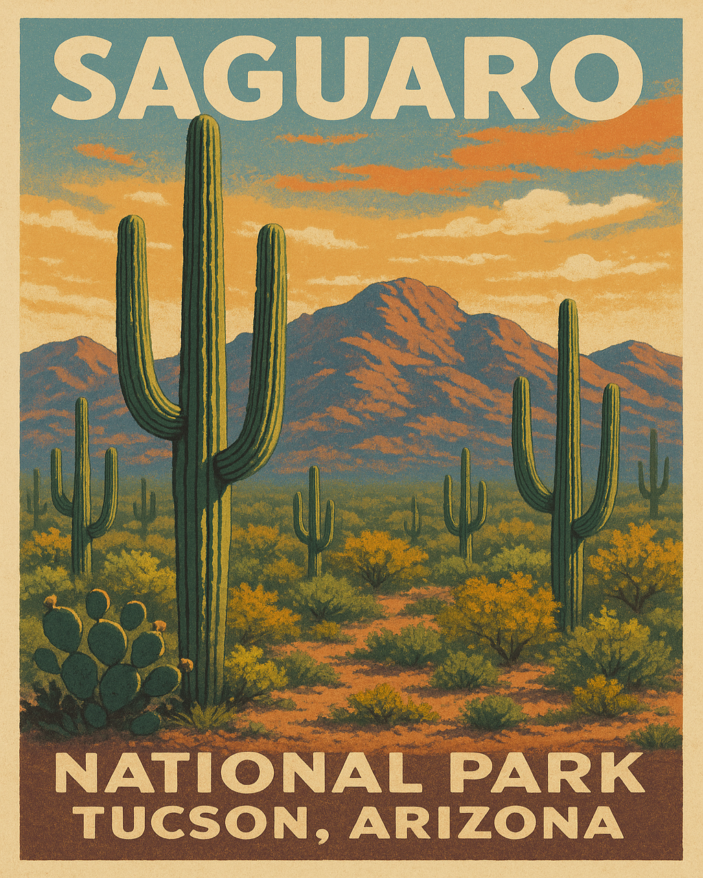 Retro Tucson Tin Signs