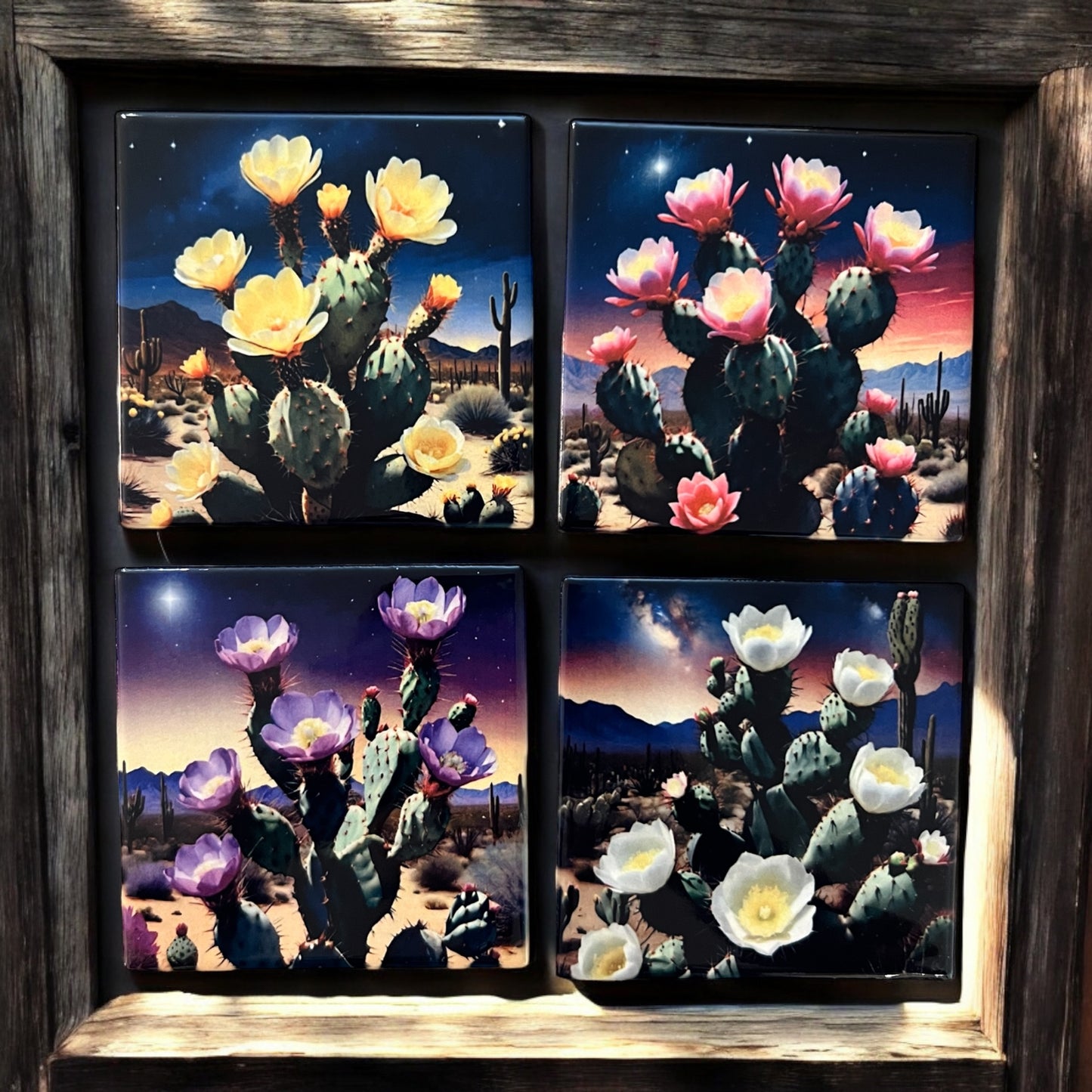 Prickly Pear Bloom Tiles