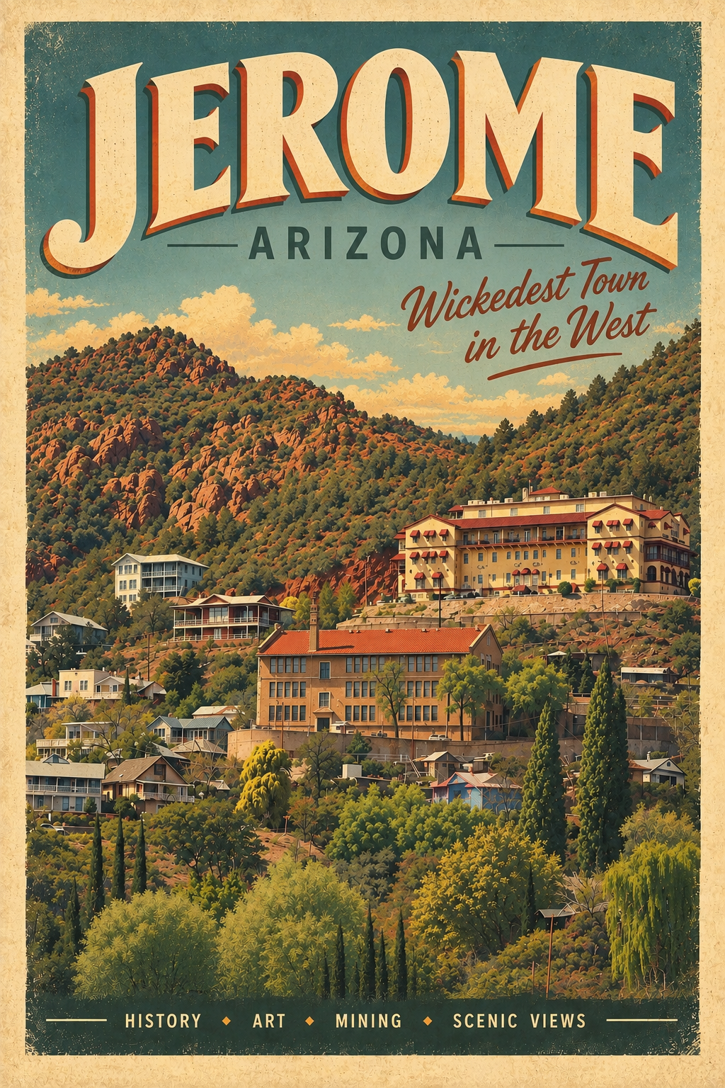 Retro Arizona Metal Signs