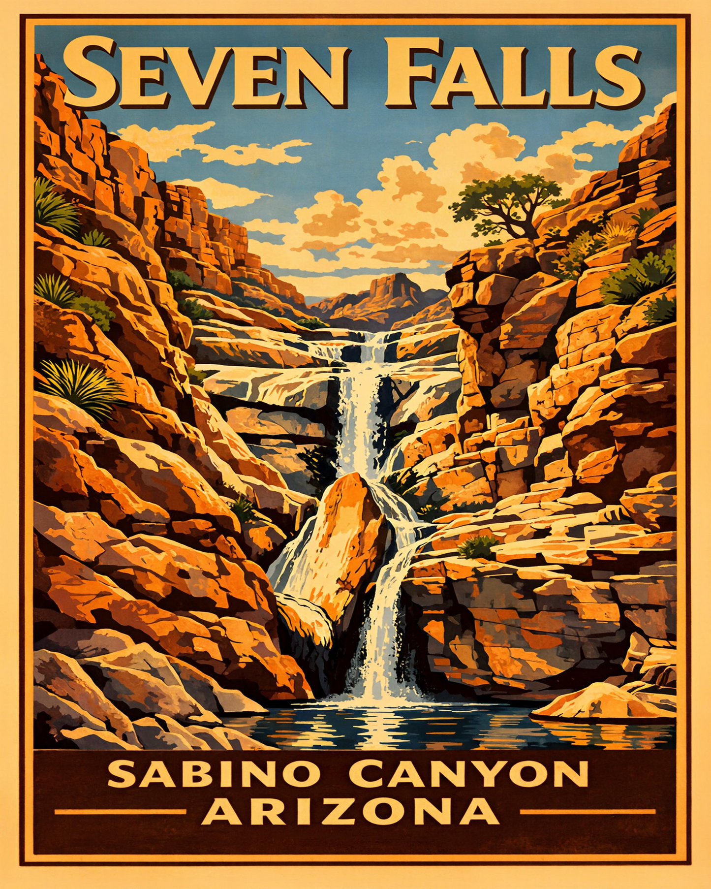 Retro Tucson Tin Signs
