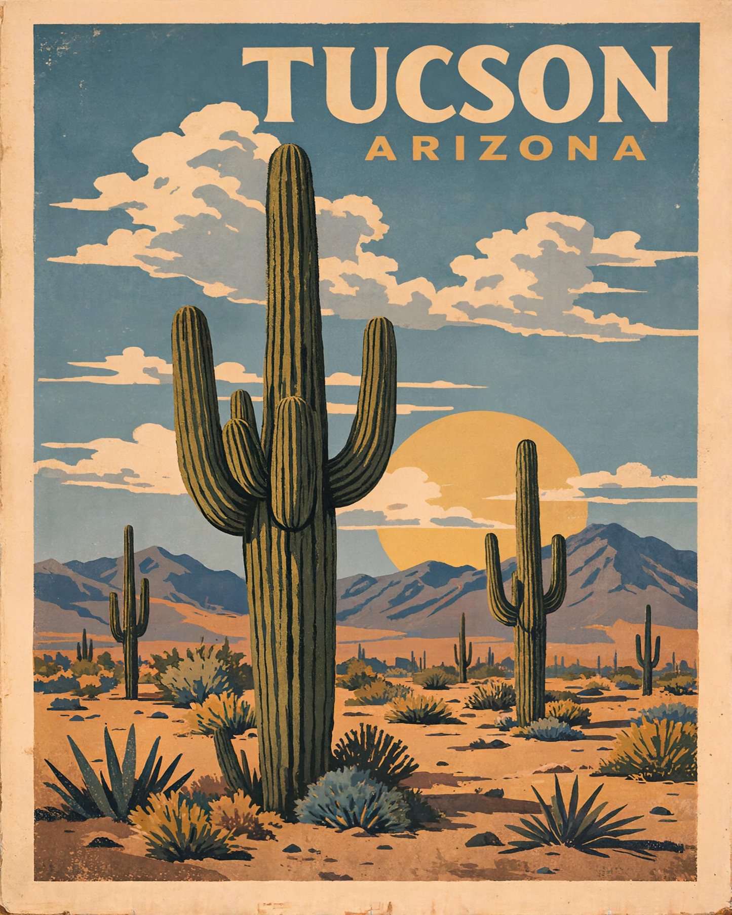 Retro Tucson Tin Signs