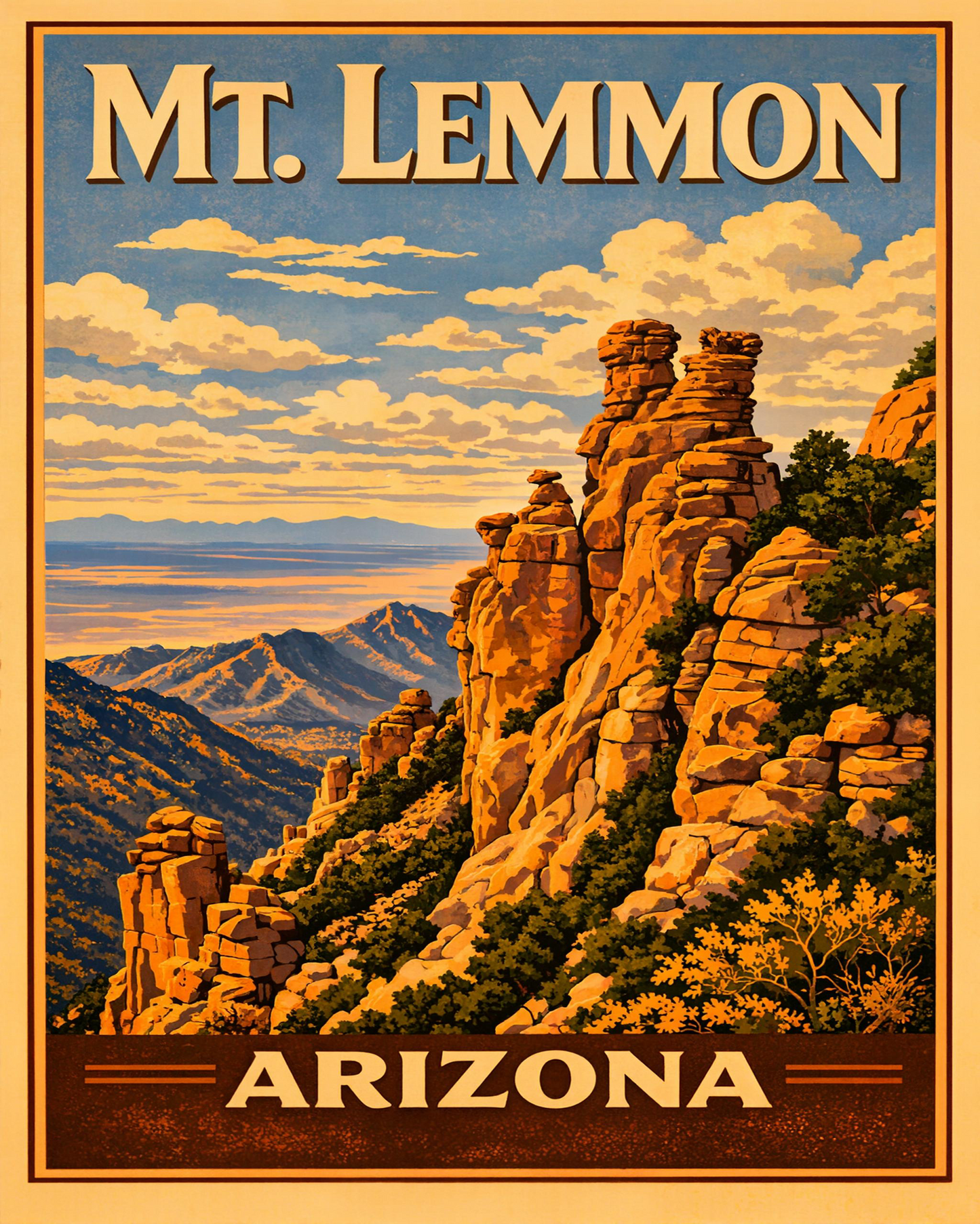 Retro Tucson Tin Signs