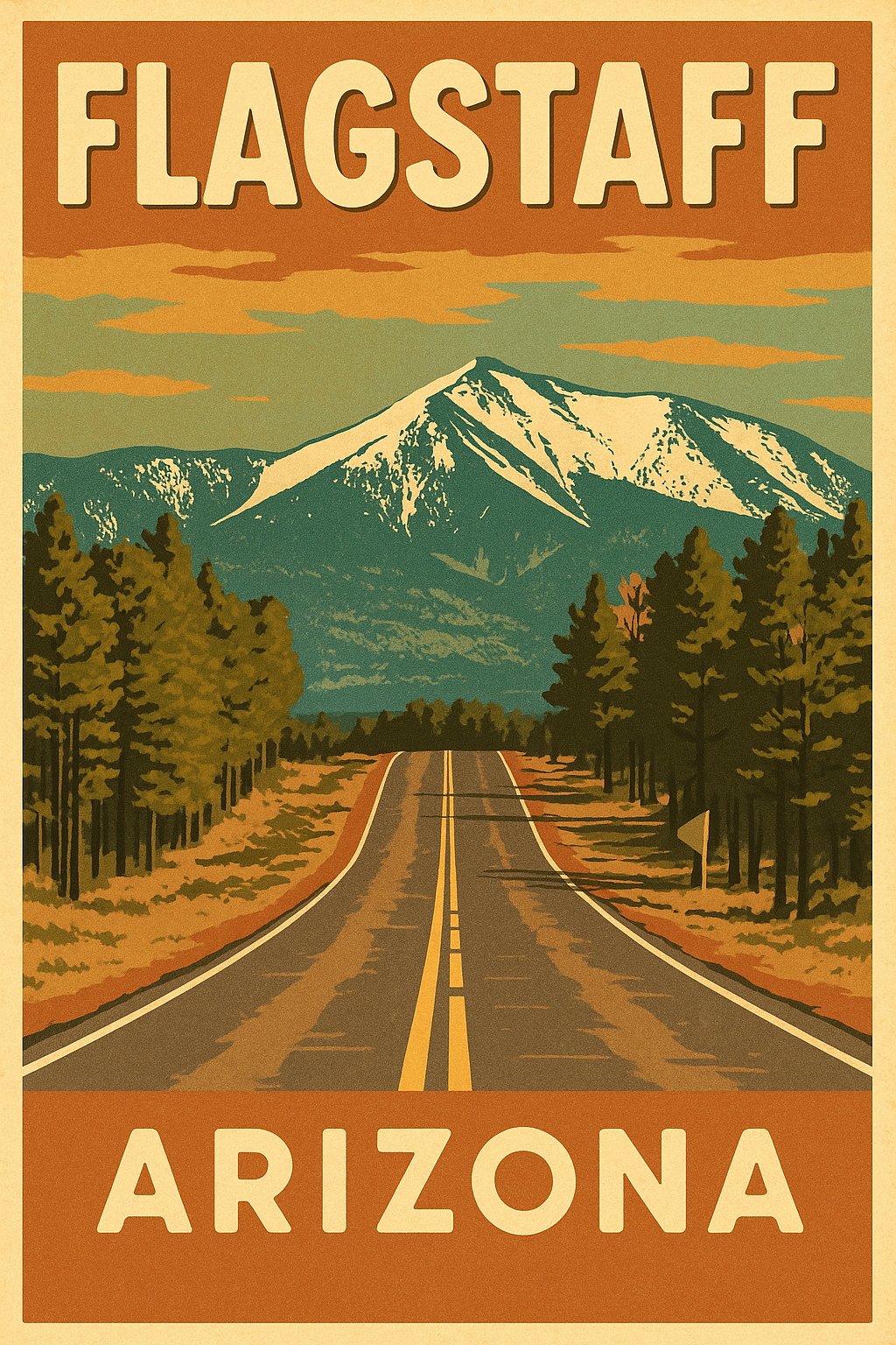 Retro Arizona Metal Signs