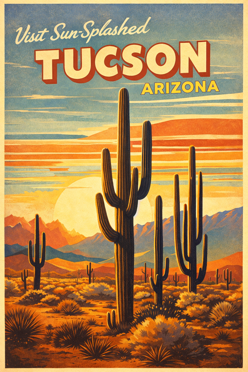 Retro Tucson Tin Signs