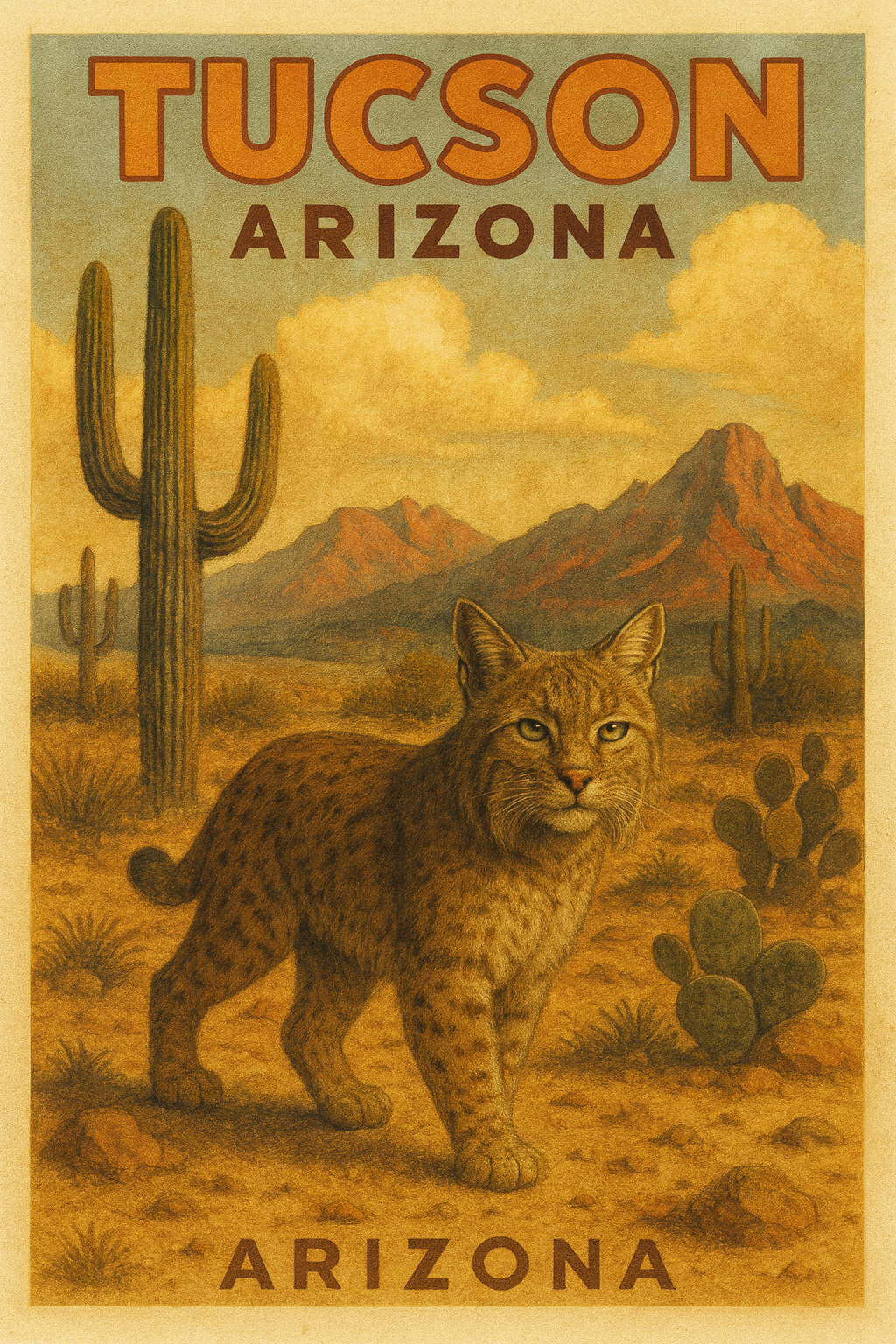 Retro Tucson Tin Signs