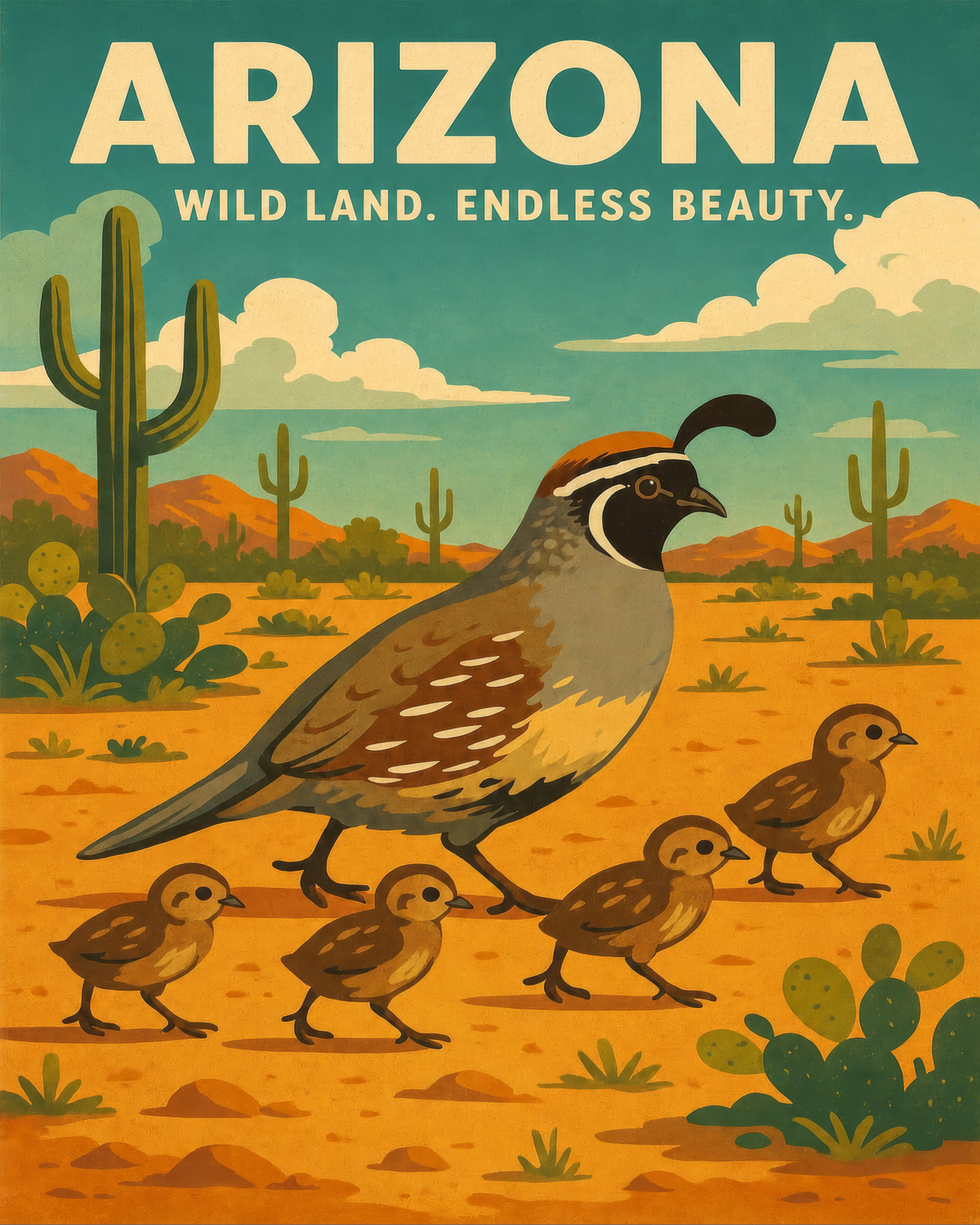 Retro Arizona Metal Signs