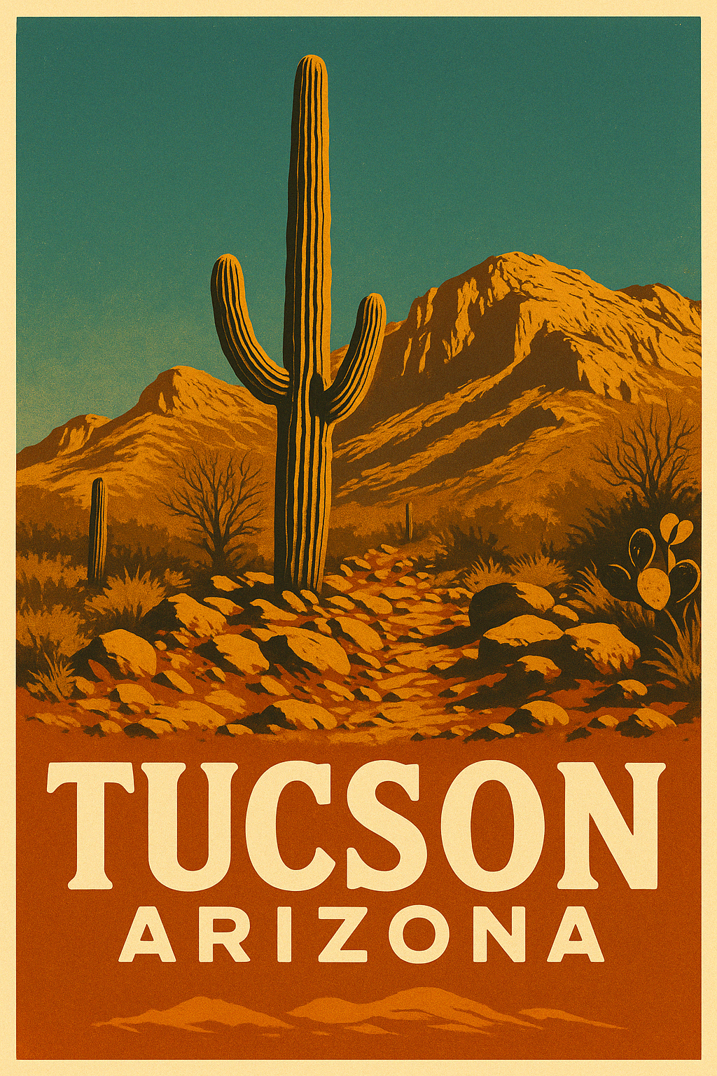 Retro Arizona Metal Signs