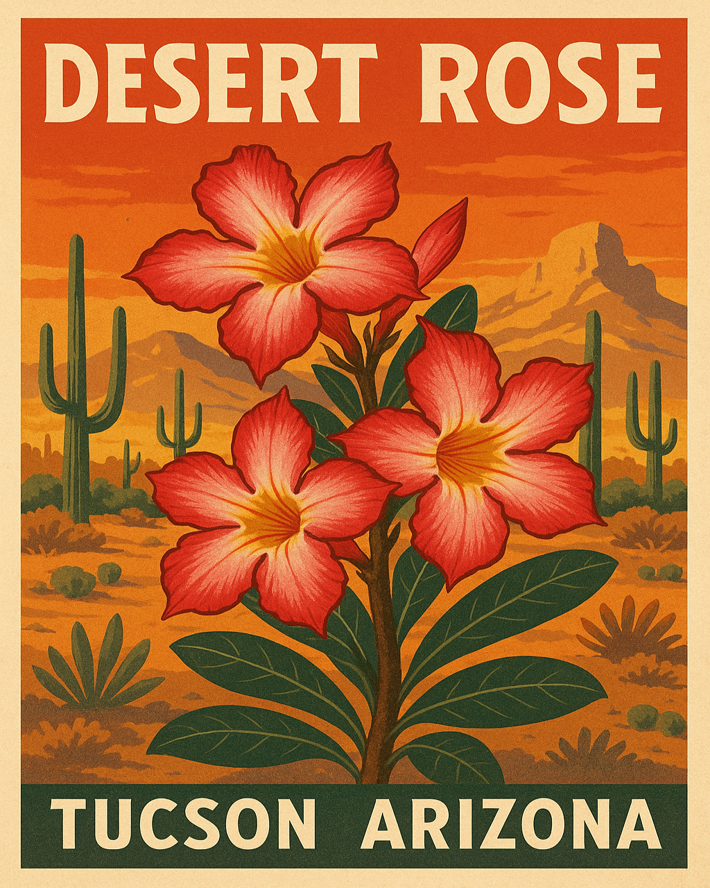 Retro Tucson Tin Signs