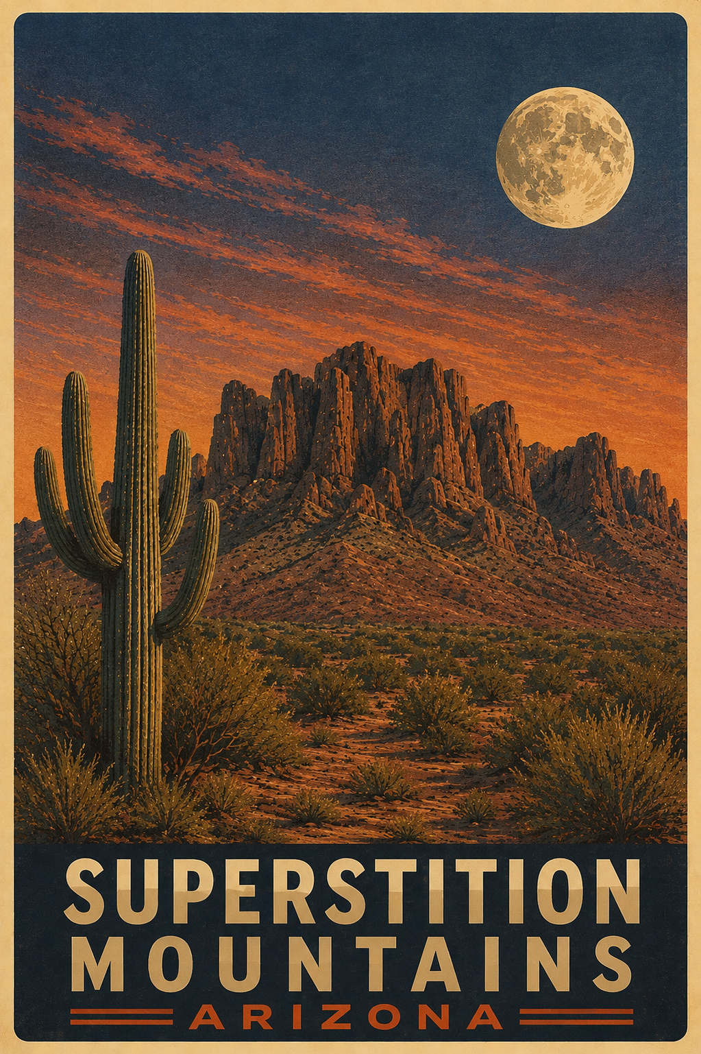 Retro Arizona Metal Signs