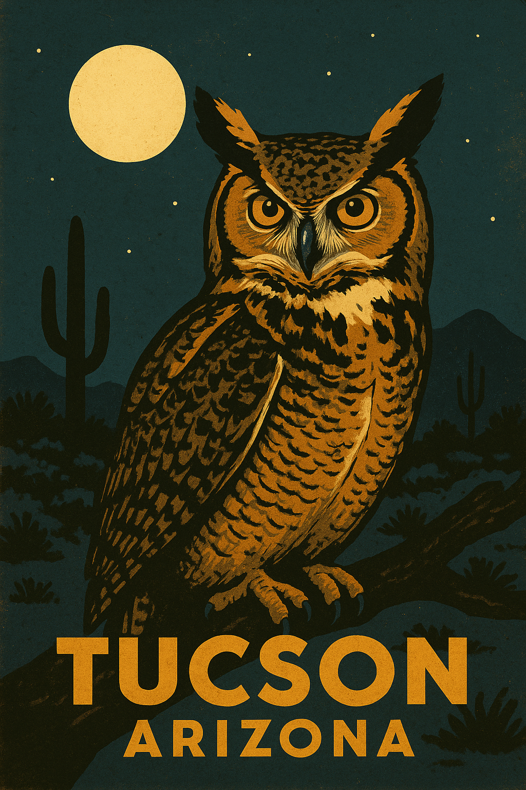 Retro Tucson Tin Signs