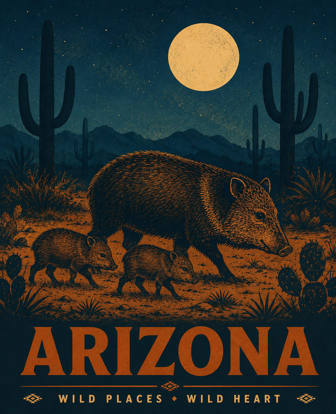 Retro Arizona Metal Signs