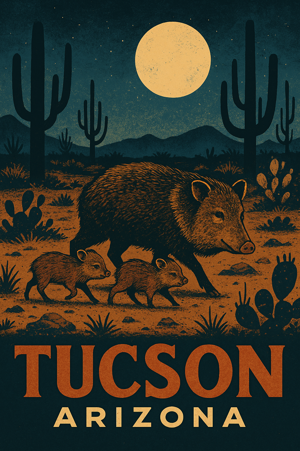 Retro Tucson Tin Signs
